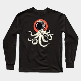 Octopus in Space Long Sleeve T-Shirt